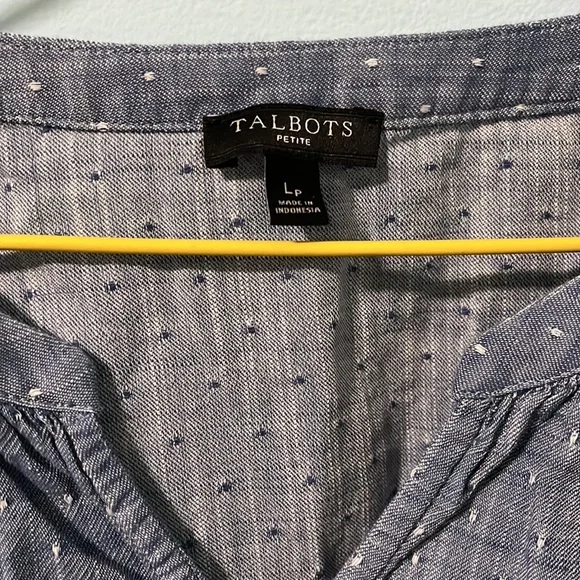 Talbots Petite Tunic Long Sleeved Shirt size l - Picture 4 of 6